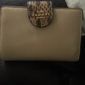Coach trifold wallet